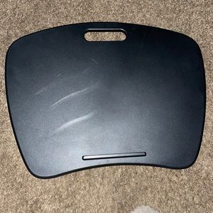 Black laptop holder